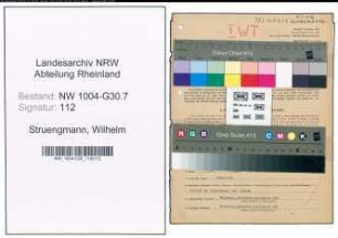 Entnazifizierung Wilhelm Struengmann , geb. 19.08.1898 (Bueroangestellter)