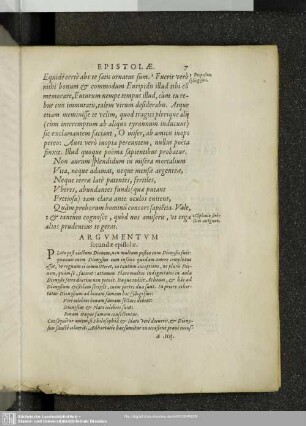 Argumentum secundae epistolae