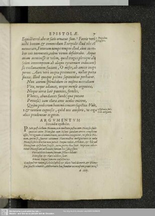 Argumentum secundae epistolae