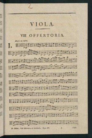 1-16, Viola. VIII Offertoria. - VIII Gradualia