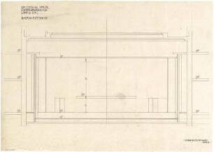 Troost, Paul Ludwig; München, Arcisstr. 12; Führerbau der NSDAP - Konzertsaal (Querschnitt)