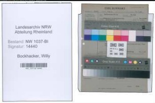 Entnazifizierung Willy Bockhacker , geb. 27.02.1906 ()