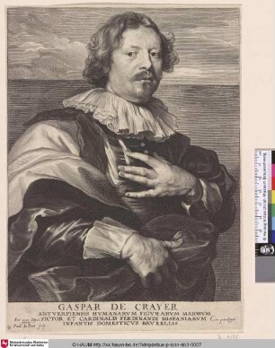 Gaspar de Crayer [Porträt des Malers Gaspard de Crayer; Gaspar de Crayer; Portret van de schilder Gaspar de Crayer]