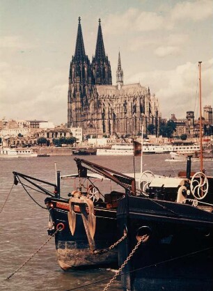 Ohne Titel (Blick von Deutz auf den Kölner Dom)