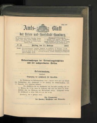 No. 34, 11. Februar 1916