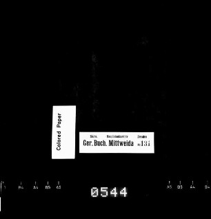 Gerichtshandelsbuch für Krumbach (bei Mittweida) und Zschöppichen, Bd. 3