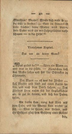 Vierzehntes Kapitel. Das war ein braver Mann!