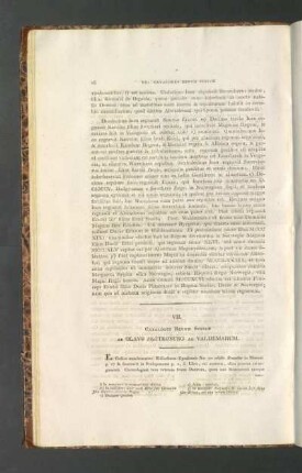 VII. Catalogus Regum Sveciæ Ab Olavo Skötkonung Ad Valdemarum.
