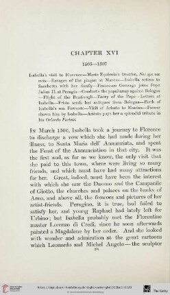 Chapter XVI: 1505-1507