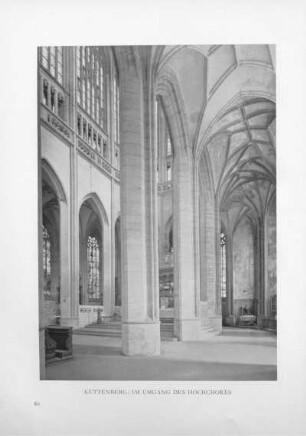 Kuttenberg: Im Umgang des Hochchores