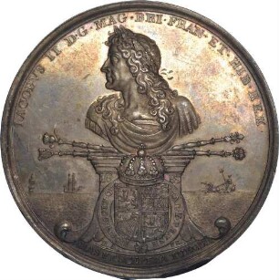 König Jakob II. - auf die Hinrichtung der Aufständischen James Edward Scott, Duke of Monmouth und Archibald Campbell, 9. Earl of Argyle