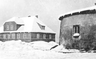 Steina-Obersteina. Holländermühle und Windmühlenhaus, um 1930/40, Repro