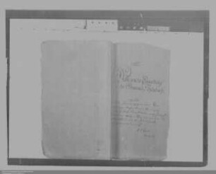 Gemarkungsrisse und -beschreibung der Gemeinde Schönbach (Herborn)
