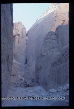 Ende der Schlucht