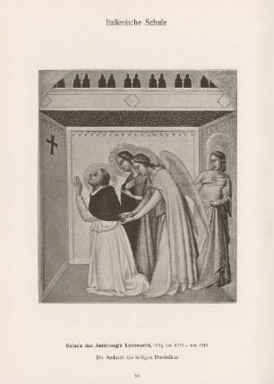 Die Andacht des heiligen Dominikus