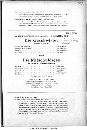 Die Mitschuldigen