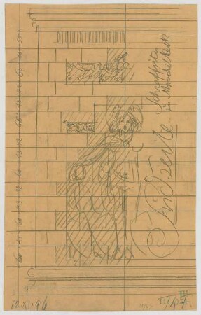 Fischer, Theodor; Berg am Starnberger See - Rottmannshöhe (Bayern); Bismarckturm - Südseite (Ansicht)