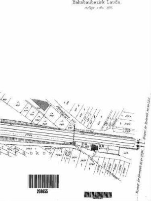 Hochhausen (Tauber): Empfangsgebäude Lageplan