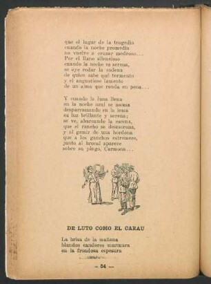 De luto como el Carau