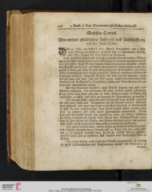 Sechstes Capitel