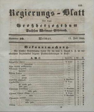 Nr. 10 : 13. Juli 1844