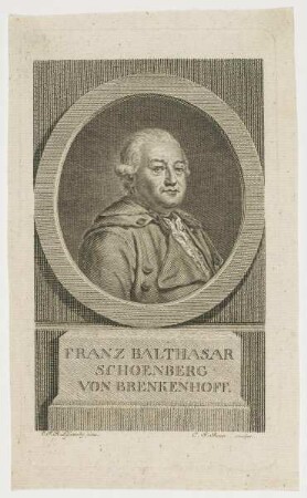 Bildnis des Franz Balthasar Schoenberg von B...