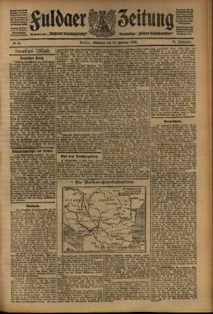 Zweite Ausgabe vom Mittwoch, den 19. Februar 1908.