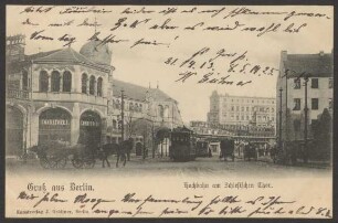 Ansichtskarte Bahnhof, Schlesisches Tor [2/2]