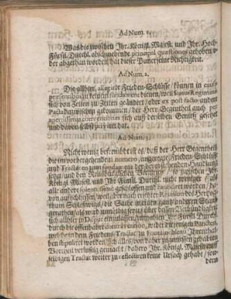 Ad Num. 1. [bis Ad Num. 20.]