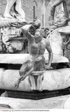 Neptunbrunnen, Satyr