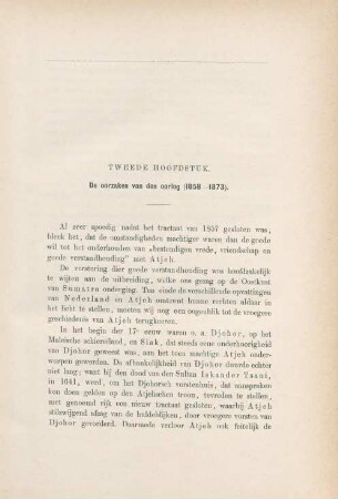 Tweede hoofdstuk. De oorzaken van den oorlog (1858-1873)