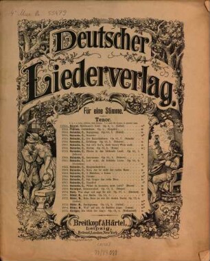 Spielmanns-Lied : [Text:] (Geibel) ; op. 8,1
