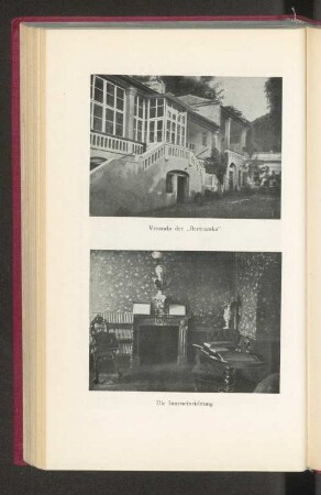Veranda der "Bertramka"