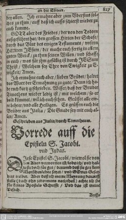 [Die Epistel S. Jacobi und S. Judas]