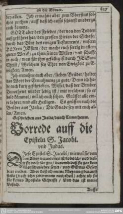 [Die Epistel S. Jacobi und S. Judas]