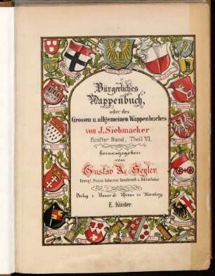 Bd. 5, Abth. 6: Neunzehnhundertfünfundvierzig bürgerliche Wappen