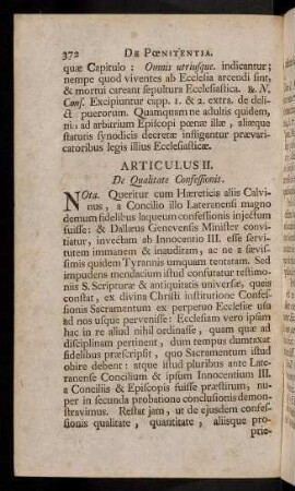 372-380, Articulus II. De Qualitate Confessionis.
