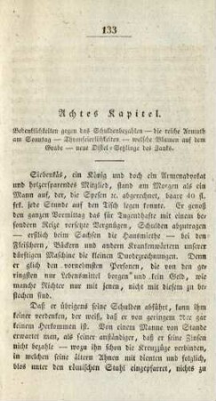 Achtes Kapitel. Bedenklichkeiten gegen das Schuldenbezahlen ...