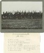 Kaisermanöver bei Danzig 1903: Offiziere in Reihen, zu Pferd, Herzog von Aosta, Graf von Waldersee, Feldmarschall, von Lochow, Oberst, von Einem, Kriegsmin., von Schmidt, Generalltn.., Freiherr von Gayl, von Kehrer, Generalmajore, Rogier, Generalltn..
