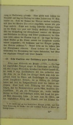 68. Erste Coalition oder Verbindung gegen Frankreich