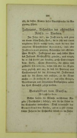 Justinianus, Beherrscher des oströmischen Reich's