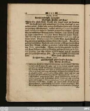Num. XVIII.