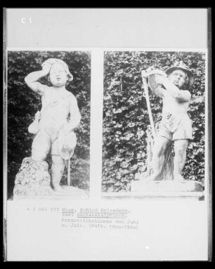 Personifikation des Monats Juni und Juli