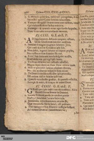 Psalmus CXXI. - CXXX.