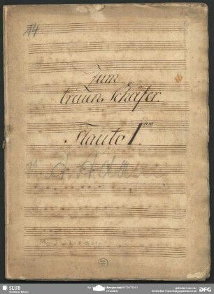 Stimmensatz 1 Instrumentalstimmen (Blasinstrumente, Schlagwerk)