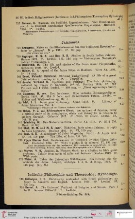 Jainismus (Nr. 758 -772)