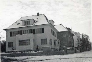 Bülowstraße Ecke Bandelstraße. Detmold. Bülowstraße. Ansichtskarte. Papierabzug