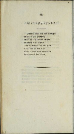 Selbstgefühl