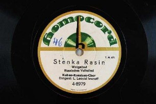 Stenka Rasin : Wolgalied; russisches Volkslied