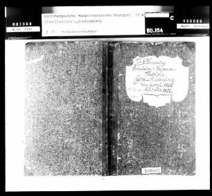 Kassenrechnung 1801/02